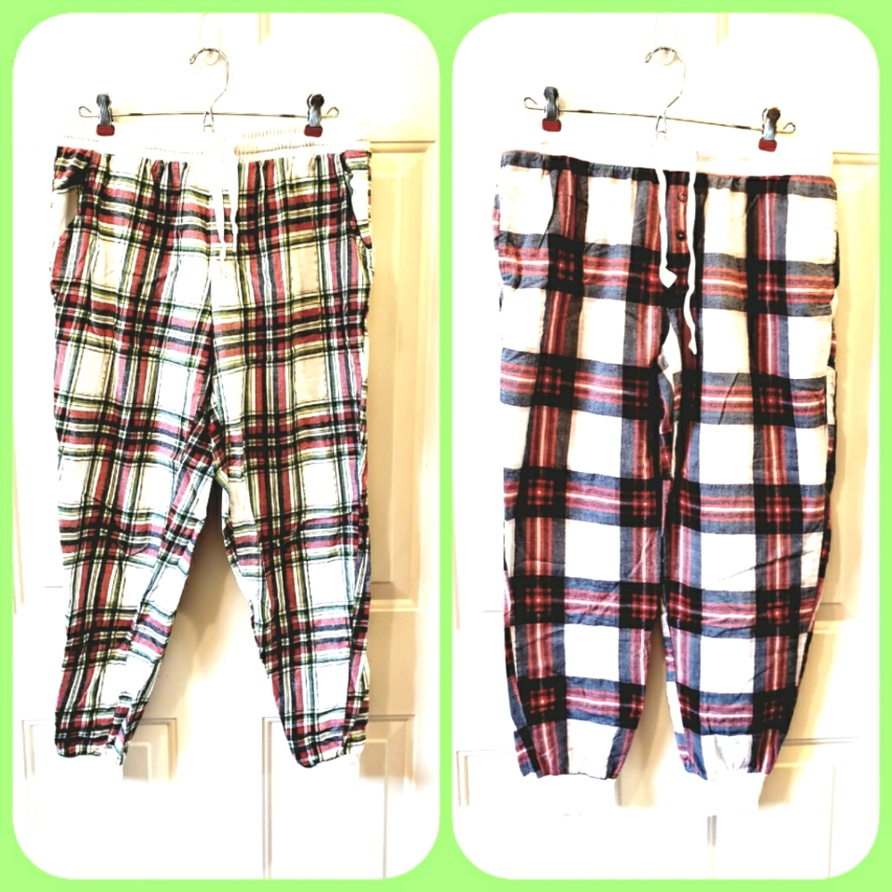 Bundle of Two Pair of Plaid Jpggers